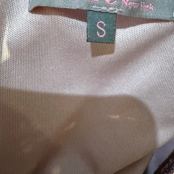 NEW Issue New York elegant pink metallic sequin Evening Gown - Picture 5 of 5